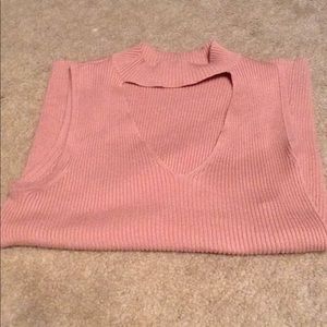 Very cute like pink neck and shoulder cute shirt